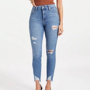 Good American Jeans (good curve skinny crop)